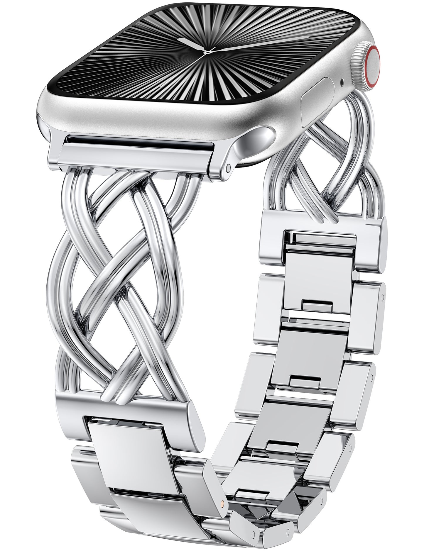 TOYOUTHS Celtic Bracelet Compatible with Apple Watch Bands 38/40/41/42/44/45/46/49mm Women, Dressy Stainless Steel Metal Fancy Nice Pretty Strap for iWatch Series 11 10 9 8 7 6 5 4 Ultra/SE 3 2 1