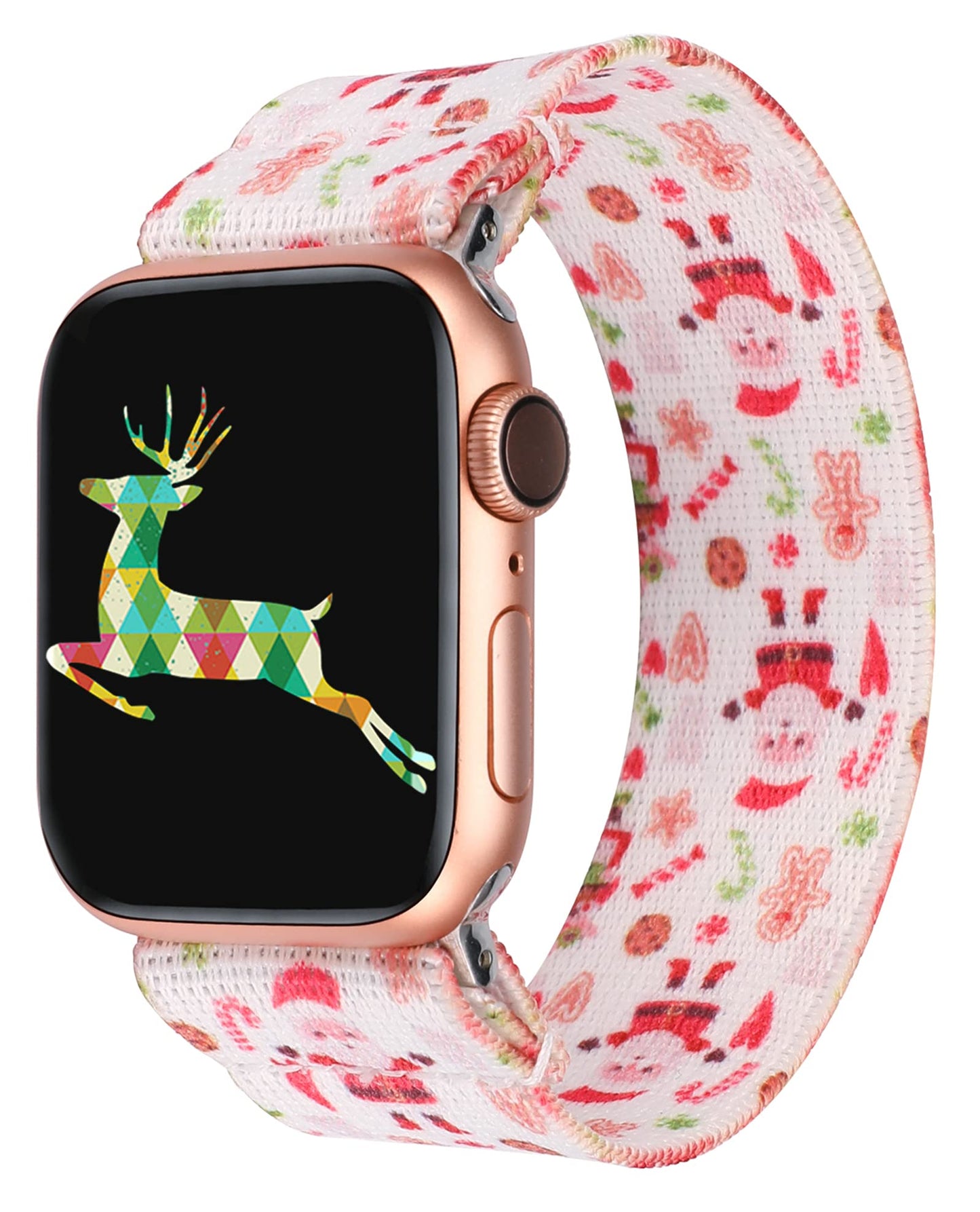TOYOUTHS Halloween Band Compatible with Apple Watch Band Elastic Scrunchies Stretchy Solo Loop 49mm(Ultra)/45mm/44mm/42mm Soft Nylon Women Replacement Band for iWatch Series SE/8/7/6/5/4/3/2/1
