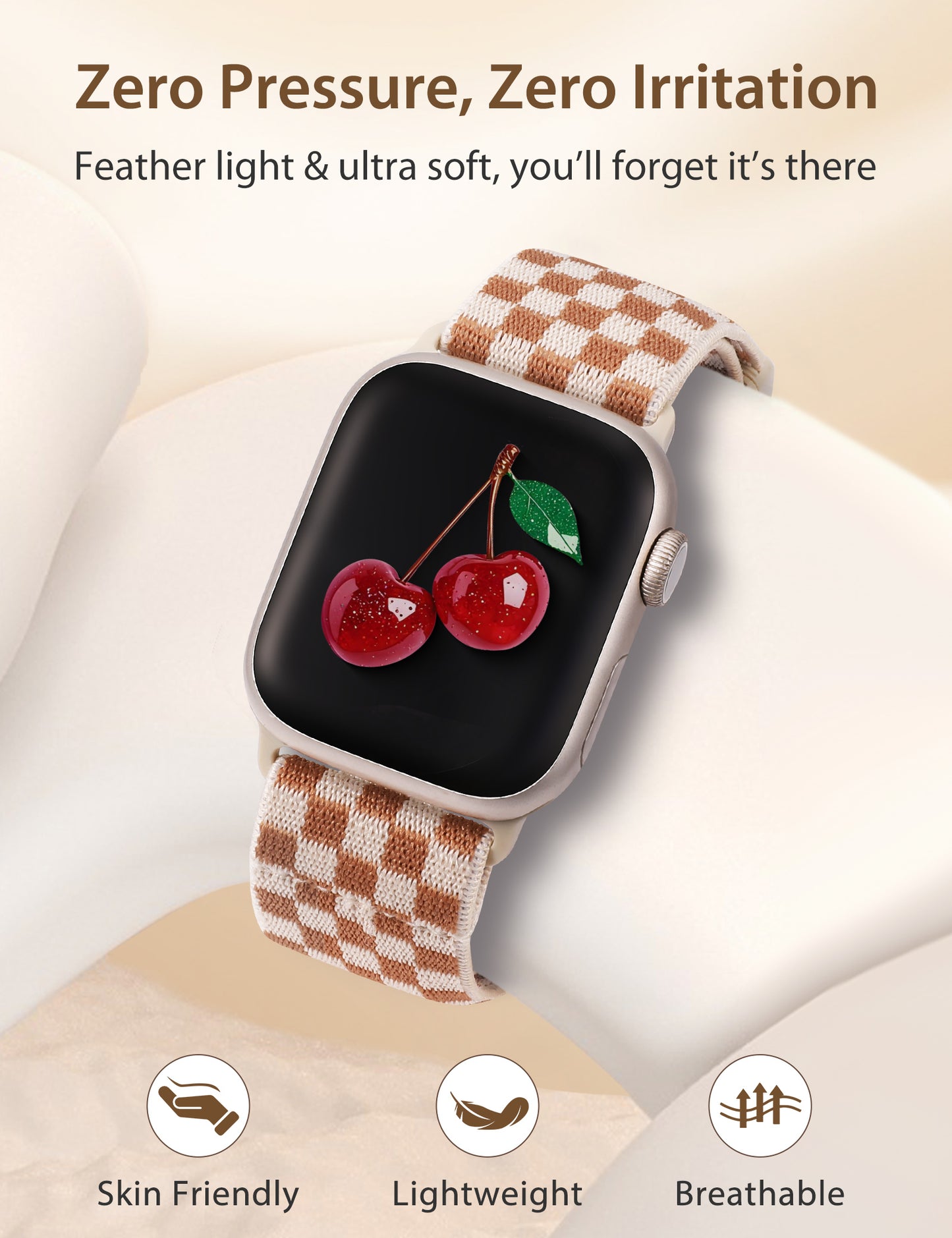 TOYOUTHS Stretchy Loop Band with Magnetic Clasp Compatible with Apple Watch Band Women 40mm 38mm 41mm 42mm 44mm 45mm 46mm 49mm, Elastic Nylon Fabric Strap for iWatch Series 10 9 8 7 6 SE 5 4 3 Ultra 2