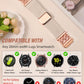 TOYOUTHS Braided Magnetic Band Compatible with Samsung Galaxy Watch 8 7 6 5 4 FE 40mm 44mm/8 6 Classic/5 Pro/4 Classic/3 41mm/Active 2 Women Men, 20mm Celtic Stretchy Elastic Dressy Nylon Strap, No for Ultra