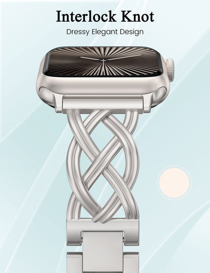 Celtic Bracelet for Apple Watch Band | Dressy Stainless Steel Strap