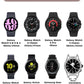 TOYOUTHS Boho Beaded Bracelet Band Compatible with Samsung Galaxy Watch 7 6 5 4 FE 40mm 44mm/Watch 6 Classic/Watch 5 Pro/Watch 4 Classic/Active 2/Watch 3 Women, 20mm Stretchy Solo Loop Dressy Strap