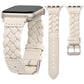 TOYOUTHS Braided Leather Strap Compatible with Apple Watch Band Women 38/40/41/42/44/45/46/49mm Soft Thin Leather Dressy Designer Woven Bracelet for iWatch Series 11 10 9 8 7 6 5 4 Ultra SE 3 2 1