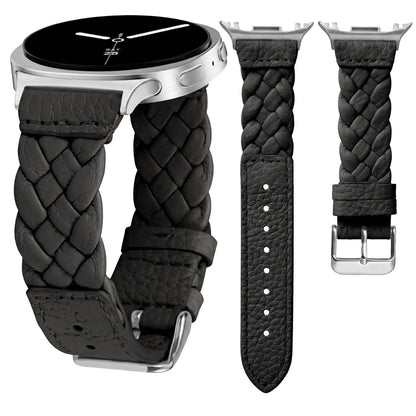 Braided Leather Strap for Samsung Galaxy Watch 9/8 40mm 44mm & Watch 8 Classic 46mm