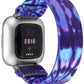 TOYOUTHS Elastic Band Compatible with Fitbit Versa/Versa 2 Scrunchie Bands Fabric Nylon Sport Stretchy Strap Fashion Handmade Versa Lite Special Edition Wristband Women Men