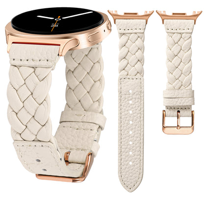 Braided Leather Strap for Samsung Galaxy Watch 9/8 40mm 44mm & Watch 8 Classic 46mm