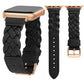 TOYOUTHS Braided Leather Strap Compatible with Apple Watch Band Women 38/40/41/42/44/45/46/49mm Soft Thin Leather Dressy Designer Woven Bracelet for iWatch Series 11 10 9 8 7 6 5 4 Ultra SE 3 2 1