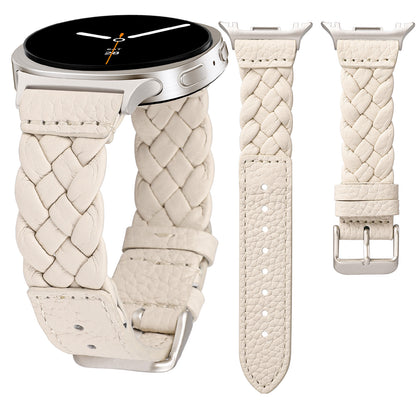Braided Leather Strap for Samsung Galaxy Watch 9/8 40mm 44mm & Watch 8 Classic 46mm
