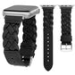 TOYOUTHS Braided Leather Strap Compatible with Apple Watch Band Women 38/40/41/42/44/45/46/49mm Soft Thin Leather Dressy Designer Woven Bracelet for iWatch Series 11 10 9 8 7 6 5 4 Ultra SE 3 2 1