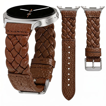 Braided Leather Strap for Samsung Galaxy Watch 9/8 40mm 44mm & Watch 8 Classic 46mm