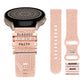 TOYOUTHS Decorative Ring Loop Compatible with Samsung Galaxy Watch 4 & 5 40mm 44mm Band Charms, Glitter Boho Engraved Silicone Straps for Watch 5 Pro/Watch 4 Classic/Watch 3 41mm/Active 2
