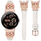 TOYOUTHS Celtic Knot Leather Band Compatible with Google Pixel Watch 3 41mm/Pixel Watch 2/Pixel Watch 1 Band Women, Slim Dressy Thin Fashion Designer Premium Leather Strap for Pixel 3 2 1 Smartwatch