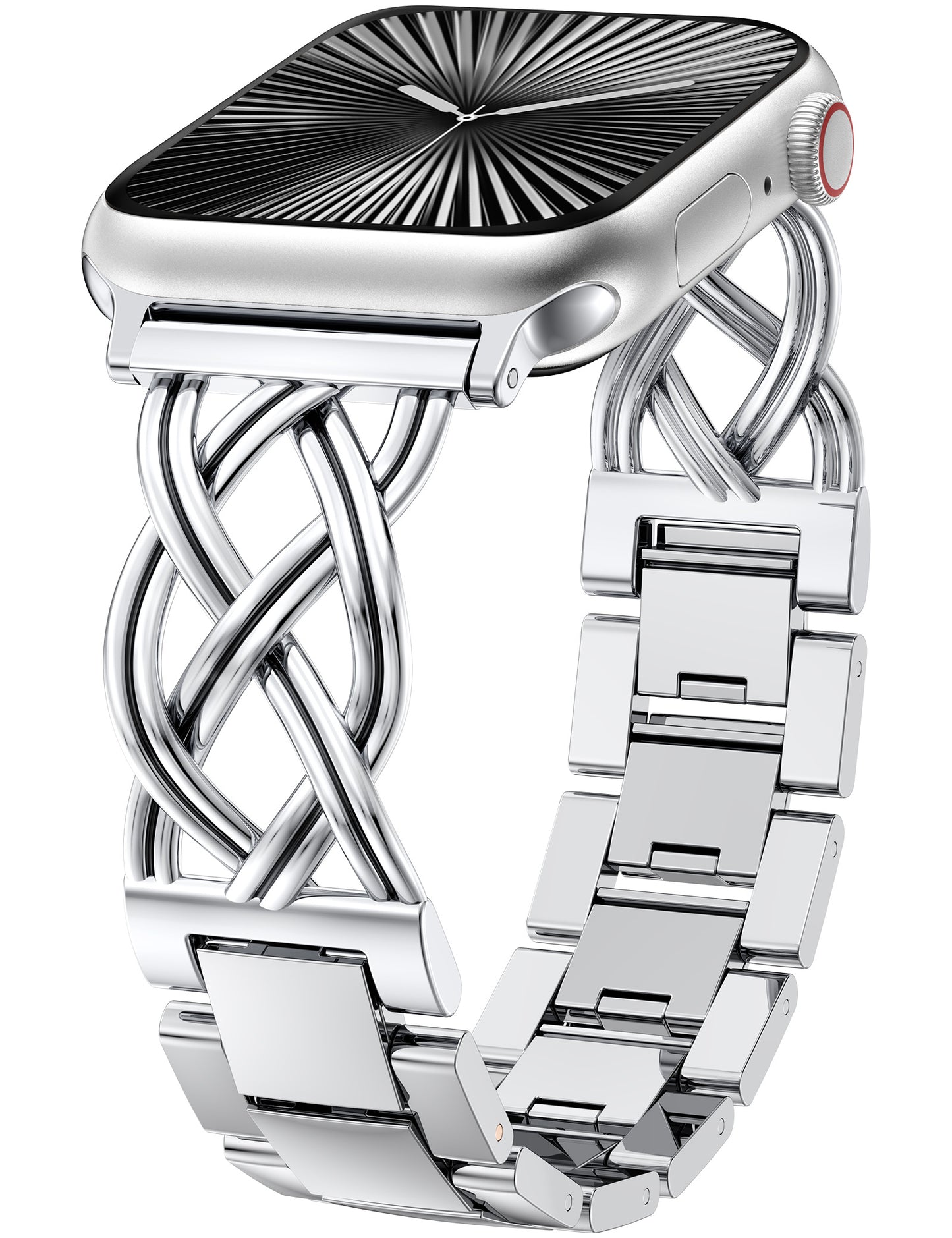 TOYOUTHS Celtic Bracelet Compatible with Apple Watch Bands 38/40/41/42/44/45/46/49mm Women, Dressy Stainless Steel Metal Fancy Nice Pretty Strap for iWatch Series 11 10 9 8 7 6 5 4 Ultra/SE 3 2 1