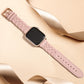 TOYOUTHS Braided Leather Strap Compatible with Apple Watch Band Women 38/40/41/42/44/45/46/49mm Soft Thin Leather Dressy Designer Woven Bracelet for iWatch Series 11 10 9 8 7 6 5 4 Ultra SE 3 2 1