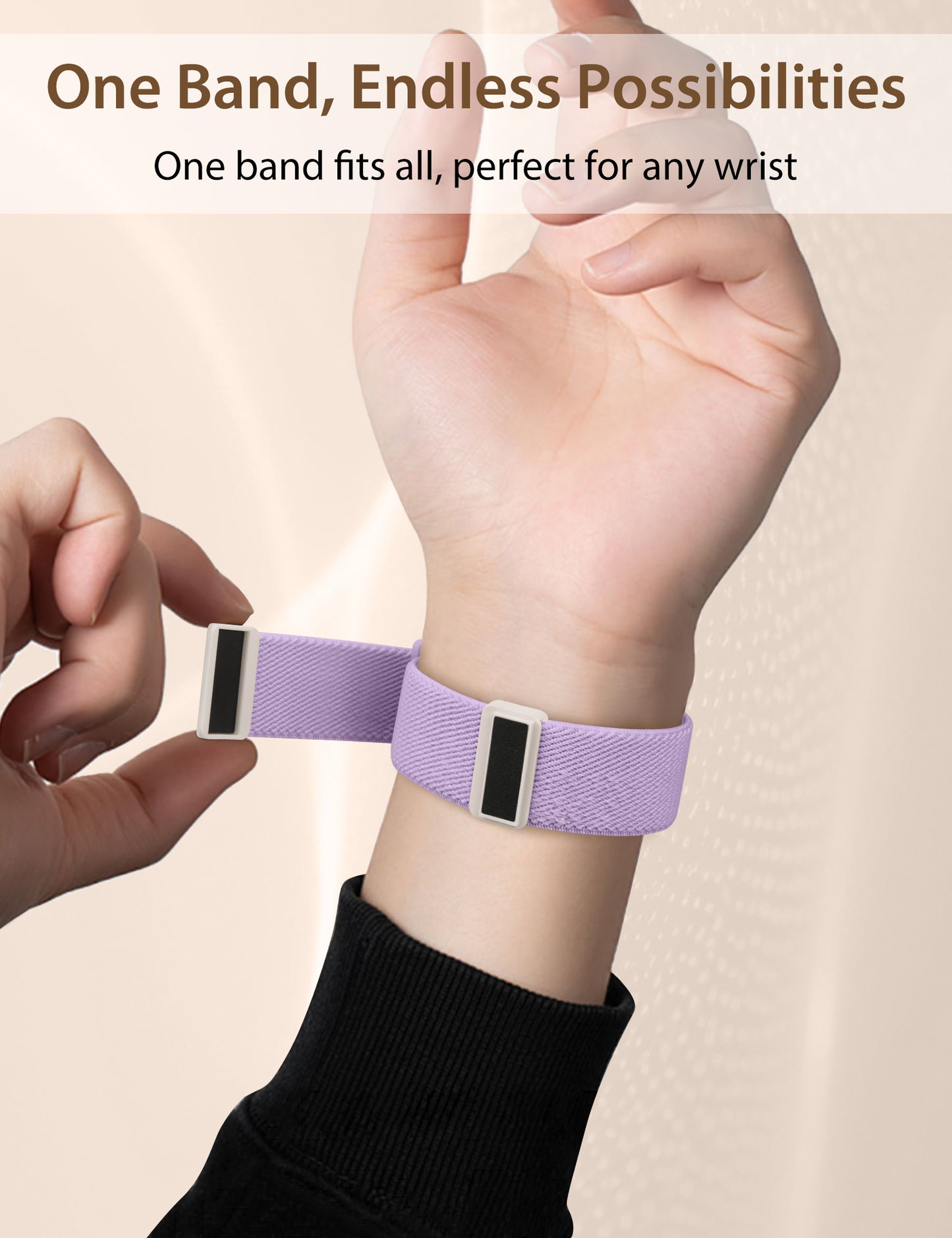 3 Pack Stretchy Loop Band with Magnetic Clasp Compatible with Apple Watch Band 40mm 38mm 41mm 42mm 44mm 45mm 46mm 49mm, Nylon Braided Elastic Strap for iWatch Series 10 9 8 7 6 SE 5 4 3 Ultra 2 1