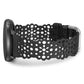 TOYOUTHS 20mm Lace Silicone Band Compatible with Samsung Galaxy Watch 4 40mm 44mm/Active 2 40mm 44mm/Watch 4 Classic 42mm 46mm/Active 40mm/Watch 3 41mm, Women Soft Hollow-Out Watch Strap Replacement