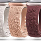 TOYOUTHS 3 Pack Floral Embossed Bands Compatible with Apple Watch Band 38/40/41/42/44/45/49mm Women, Engraved Soft Silicone 3D Flower Cute Dressy Straps for iWatch Series 9/SE/Ultra/8/7/6/5/4/3/2/1