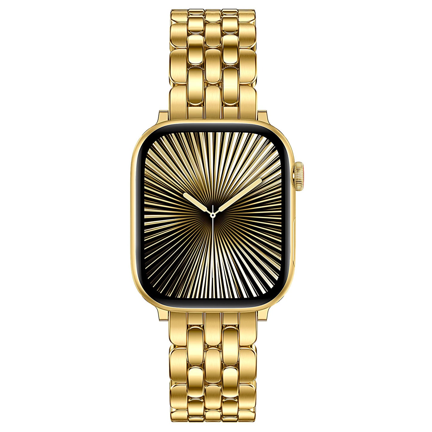 TOYOUTHS Designer Vintage Gold Bracelet for Apple Watch Band Women 42/40/41/38/44/45/46/49mm, Stainless Steel Dressy Elegant Luxury Metal Strap for iWatch Series 11 10 9 8 7 6 5 4 SE/Ultra 3 2 1