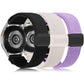 TOYOUTHS 3 Pack Magnetic Stretchy Band Compatible with Samsung Galaxy Watch 7/6/5/4/FE/Active 2 40m 44mm/Watch 6/4 Classic/5 Pro 45mm, 20mm Wristband Elastic Nylon Braided Sport Strap Women Men