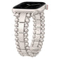 TOYOUTHS Beaded Bracelet Compatible with Apple Watch Bands 38/40/41/42/44/45/46/49mm Women, Dressy Fancy Stainless Steel Metal Elegant Jewelry Strap for iWatch Series 11 10 9 8 7 6 5 4 Ultra/SE 3 2 1