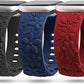 TOYOUTHS 3 Pack Floral Embossed Bands Compatible with Apple Watch Band 38/40/41/42/44/45/49mm Women, Engraved Soft Silicone 3D Flower Cute Dressy Straps for iWatch Series 9/SE/Ultra/8/7/6/5/4/3/2/1