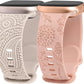 TOYOUTHS 2 Packs Floral Engraved Band Compatible with Apple Watch Band 41mm 40mm 38mm 45mm 44mm 42mm 49mm Women, Silicone Henna Dandelion Cute Strap for iWatch Series Ultra 2/9/8/7/SE/6/5/4/3/2/1