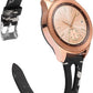 TOYOUTHS Compatible with Samsung Galaxy Watch 6/5/5 Pro/Watch 4 40mm 44mm/Watch 4 Classic 42mm 46mm/Watch 3 41mm/Active 2 Band Women Men, 20mm Leather Strap Wristband for Garmin Vivoactive 3