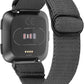 TOYOUTHS Compatible with Fitbit Versa/Versa 2 Bands for Women Men Adjustable Elastic Nylon Fabric Strap Replacement for Versa Lite Edition Stretchy Solo Loop Bracelet Wristband Accessories