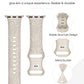 TOYOUTHS 3-Pack Compatible with Apple Watch Band 38mm 40mm 41mm Women Soft Silicone Laser Engraved Boho Floral Bracelet Sport Straps for iWatch Series 9 8 7 6 5 4 3 2 1 SE