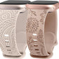 TOYOUTHS 2 Packs Floral Engraved Band Compatible with Apple Watch Band 41mm 40mm 38mm 45mm 44mm 42mm 49mm Women, Silicone Henna Dandelion Cute Strap for iWatch Series Ultra 2/9/8/7/SE/6/5/4/3/2/1