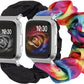 TOYOUTHS 2-Pack Compatible with Fitbit Versa/Versa 2/Versa Lite Watch Bands Scrunchie Elastic Cloth Fabric Strap Cute Stretchy Wristband for Versa 2 Special Edition Women