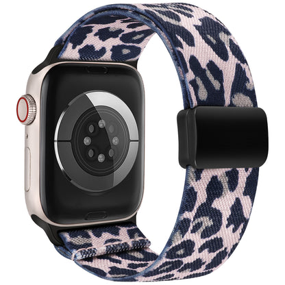 TOYOUTHS Stretchy Loop Band with Magnetic Clasp Compatible with Apple Watch Band Women 40mm 38mm 41mm 42mm 44mm 45mm 46mm 49mm, Elastic Nylon Fabric Strap for iWatch Series 10 9 8 7 6 SE 5 4 3 Ultra 2