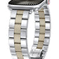 TOYOUTHS Mixed Metal Band Compatible with Apple Watch Bands 38/40/41/42/44/45/46/49mm Women Men, Formal Dressy Two-Tone Stainless Steel Classy Strap for iWatch Series 11 10 9 8 7 6 5 4 SE/Ultra 3 2 1