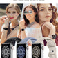 TOYOUTHS 3-Pack Compatible with Apple Watch Band 38mm 40mm 41mm Women Soft Silicone Laser Engraved Boho Floral Bracelet Sport Straps for iWatch Series 9 8 7 6 5 4 3 2 1 SE
