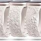 TOYOUTHS 3 Pack Floral Embossed Bands Compatible with Apple Watch Band 38/40/41/42/44/45/49mm Women, Engraved Soft Silicone 3D Flower Cute Dressy Straps for iWatch Series 9/SE/Ultra/8/7/6/5/4/3/2/1
