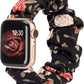 TOYOUTHS Compatible with Apple Watch Band Scrunchie 38mm 40mm 41mm Women Elastic Strap Soft Cloth Fabric Pattern Holiday Themed Gift Bracelet for iWatch Series SE 9 8 7 6 5 4 3 2 1