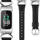 TOYOUTHS Compatible with Fitbit Charge 5 Bands/Charge 6 Bands Women Dressy Slim Leather Strap with C-Shape Metal Buckle Wristbands Bracelet Replacement for Fitbit Charge 6 Wrist Band Femme