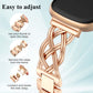 TOYOUTHS Metal Band Compatible with Fitbit Versa 4/Versa 3/Sense 2/Sense Bands Women, Celtic Stainless Steel Strap Dressy Bracelet Designer Pretty Wristband