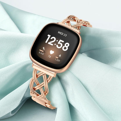 Celtic Stainless Steel Band for Fitbit Versa 4/Versa 3/Sense 2/Sense Bands Women