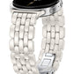 TOYOUTHS Designer Vintage Luxury Bracelet for Samsung Galaxy Watch 8 40mm 44mm/Watch 8 Classic 46mm Bands Women, No Gap One Click Stainless Steel Dressy Elegant Noble Metal Strap