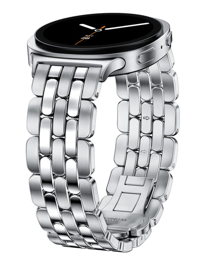 Vintage Stainless Steel Bracelet for Samsung Galaxy Watch 9/8 40mm 44mm & Watch 8 Classic 46mm