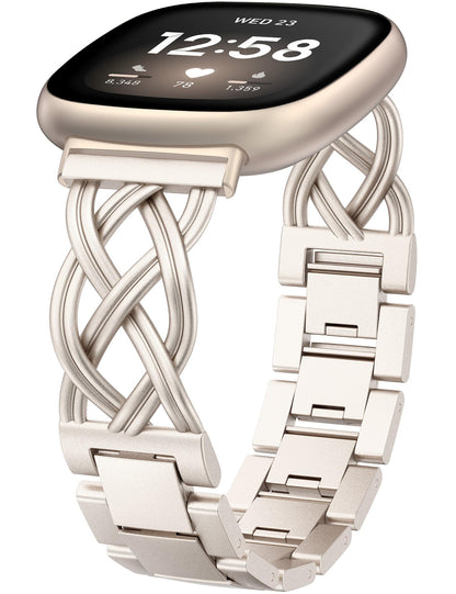 Celtic Stainless Steel Band for Fitbit Versa 4/Versa 3/Sense 2/Sense Bands Women