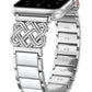 TOYOUTHS Compatible with Apple Watch Band Women 38/40/41/42/44/45/46/49mm Dressy Celtic Knot Metal Resin Strap Stainless Steel Chain Link Bracelet for iWatch Series 11 10 9 8 7 6 5 4 Ultra SE 3 2 1