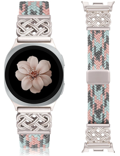 Click Celtic Magnetic Braided Nylon Band for Samsung Galaxy Watch 9/8 40mm 44mm & Wacth 8 Classic 46mm