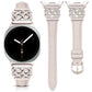 TOYOUTHS Celtic Knot Leather Band Compatible with Samsung Galaxy Watch 8 40mm 44mm/Watch 8 Classic 46mm Bands Women, No Gap One Click Slim Dressy Leather Strap with Designer Interlock Buckle