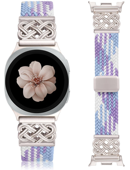 Click Celtic Magnetic Braided Nylon Band for Samsung Galaxy Watch 9/8 40mm 44mm & Wacth 8 Classic 46mm