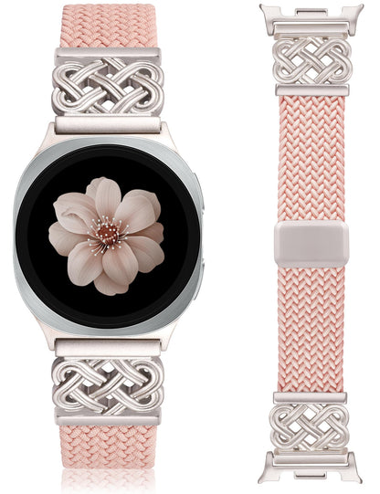 Click Celtic Magnetic Braided Nylon Band for Samsung Galaxy Watch 9/8 40mm 44mm & Wacth 8 Classic 46mm
