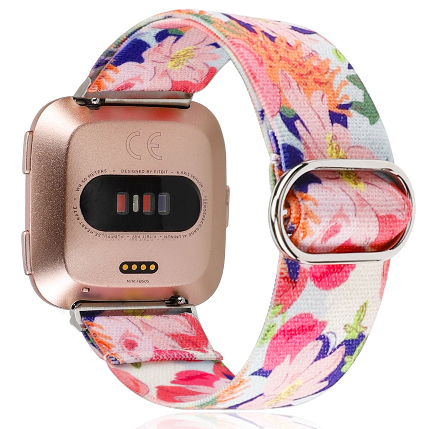 Fitbit Versa/2/Lite 23mm Bracelet Nylon Watch Strap, New Elastic Loop –  www.