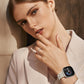 TOYOUTHS Designer Vintage Luxury Bracelet for Fitbit Versa 4/Versa 3/Sense 2/Sense Bands Women, Stainless Steel Dressy Elegant Noble Metal Strap for Versa 4 Smartwatch