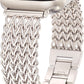 TOYOUTHS Compatible with Apple Watch Band 38/40/41mm Women Dressy Stainless Steel Metal Gold Chain Strap Designer Cowboy Link Bracelet for iWatch Band Series 9 8 7 6 5 4 3 2 1 Ultra SE